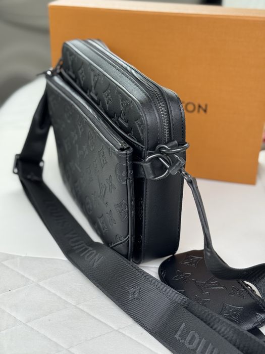 Чоловіча мужская сумка через плече Louis Vuitton 3 в 1