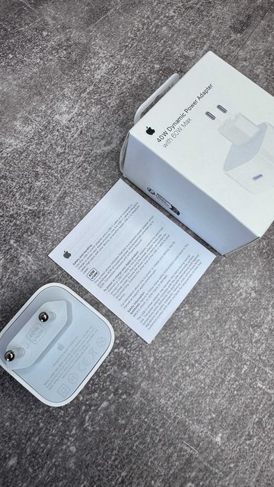 Мережевий зарядний пристрій Apple 40W Dynamic Power Adapter with 60W Max Адаптер