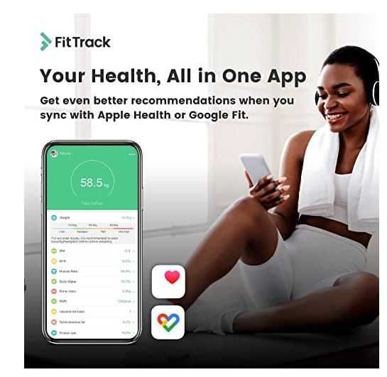 Inteligentna waga cyfrowa FitTrack