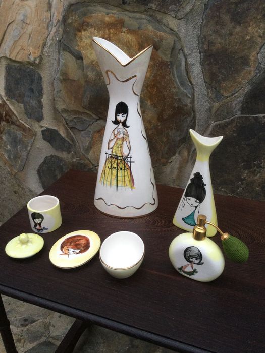 Faiança Portuguesa Modernista Art Deco ELPA ViTRiN Anos 60