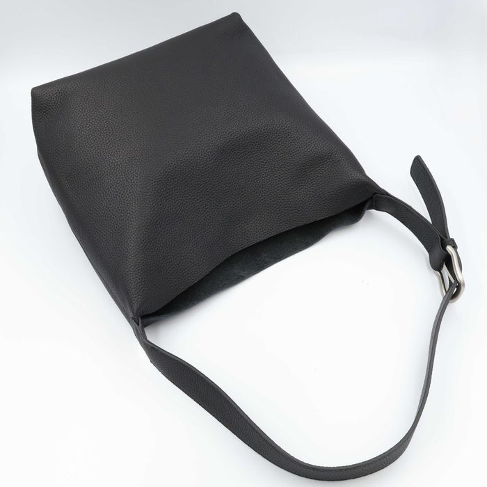 Сумка жіноча шкіряна leather 5033 Black Сумка женская кожаная