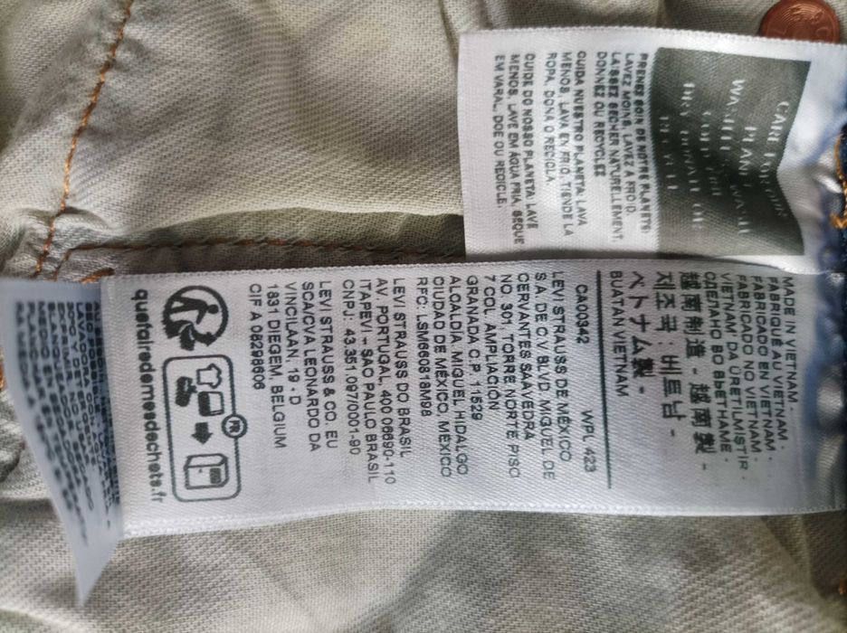Джинси Levis 501 р. W38 L34