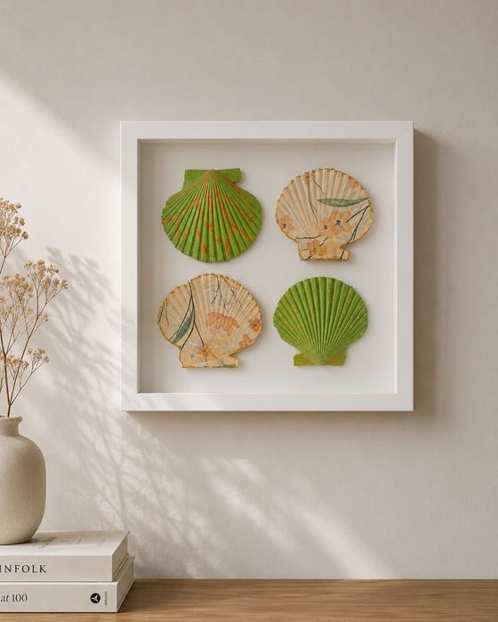 Arte com conchas