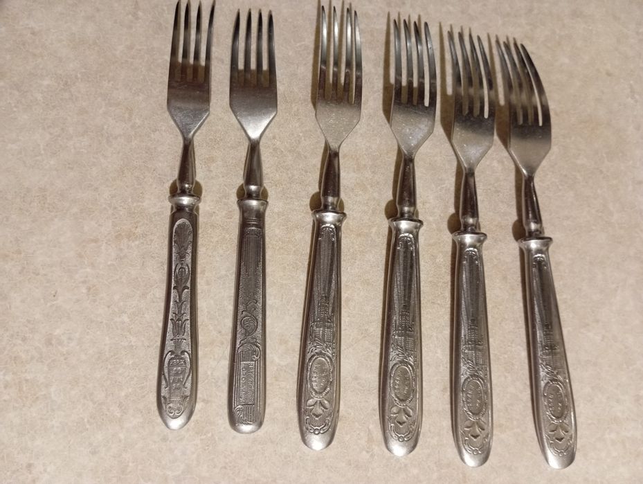 Вилки нержавійка СССР сорокових років