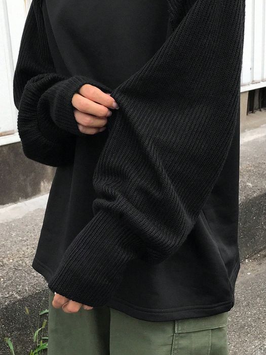 Bluza Oversize Luźna Czarna Casual Friful L 40
