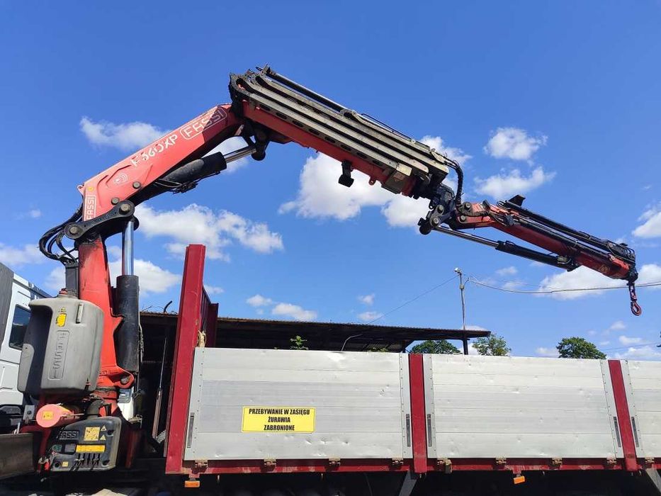 IVECO TRACKER ,hds FASSI 360 DXP.25 + JIBB XP.26, 6x4 , 9,6 tony ...