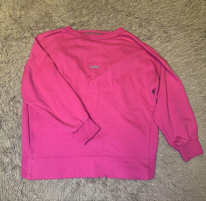 Оверсайз Жіночий рожевий світшот розмір М