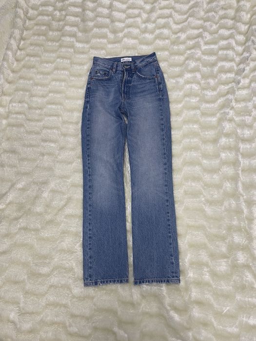 Стільні прямі джинси Zara 32 / xxs / xs / s