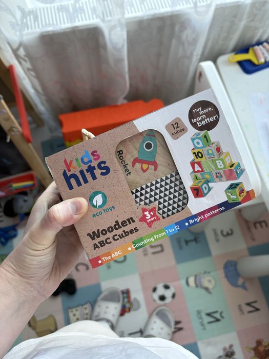 Деревʼяні кубики Kids hits