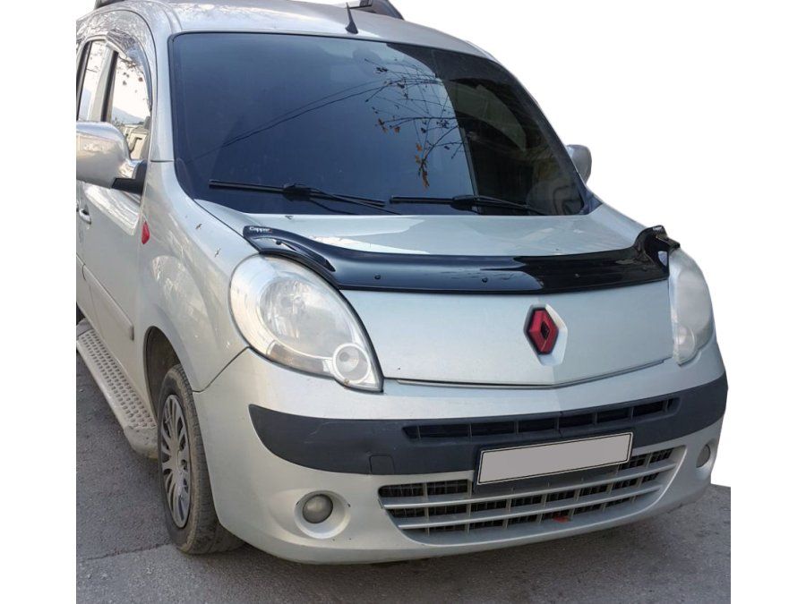Renault Kangoo 2008-2013 Дефлектор капота (мухобойка) EuroCap