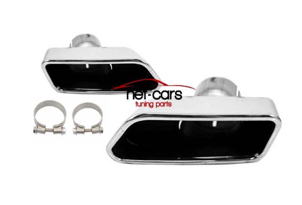 НАКОНЕЧНИКИ накінечники BMW F10 F11 F18 M ХРОМ