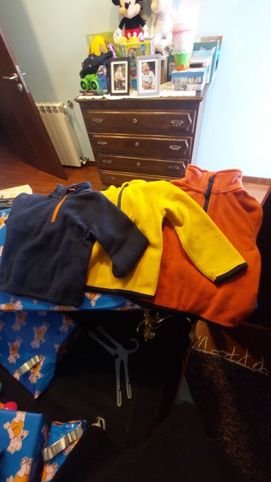 3 camisolas polares de bebe