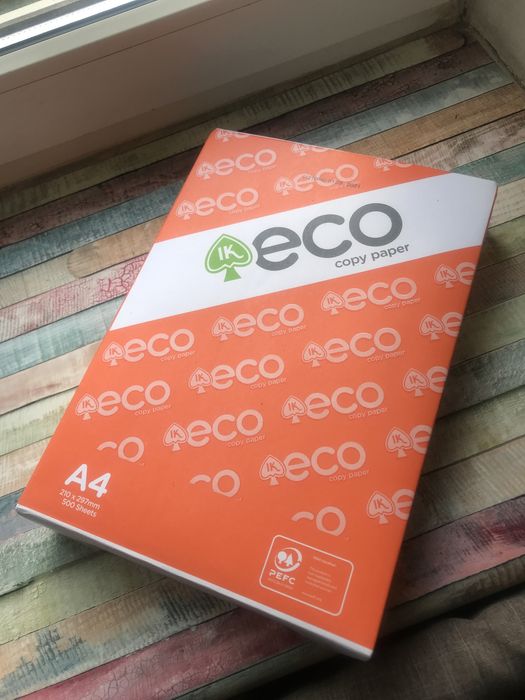 Бумага офисна IQ ECO A4 80г/м (500л)
