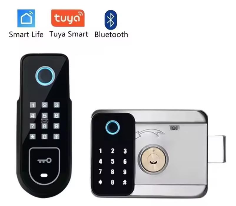 Замок на калітку з відбитком пальця хвіртку забор двері Bluetooth Tuya