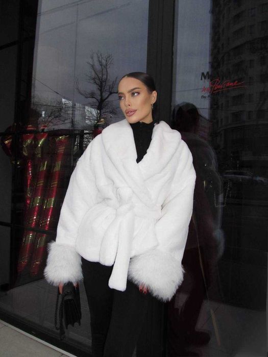 Стильна та тепла жіноча шуба еко хутро | женская шуба зима модель 019