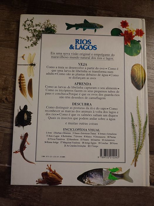 Livro enciclopédia rios e lagos