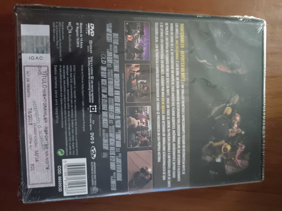 filme dvd original - nightcrawler - repórter na noite - selado