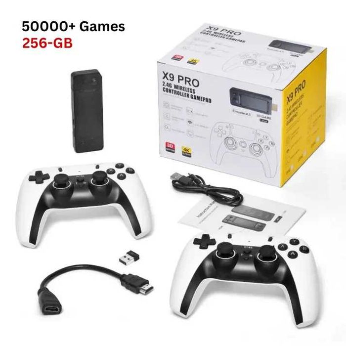 Consola Retro X9 Pro 256GB – 69.566 Jogos – 2 Comandos – Testada