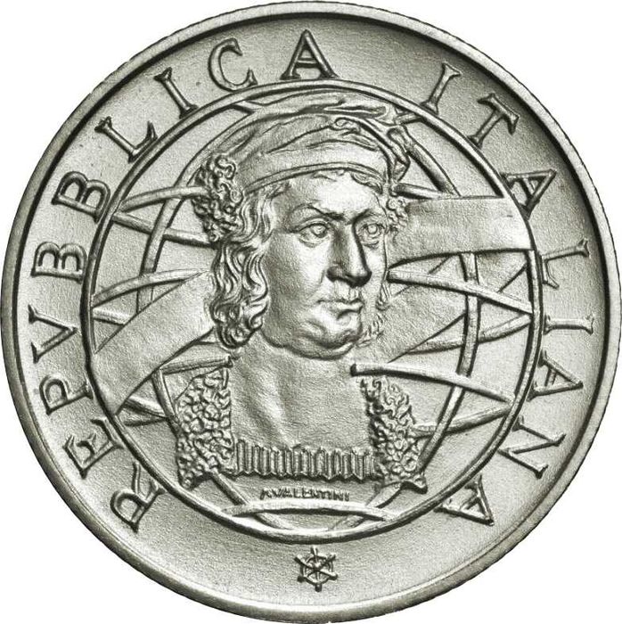 Itália - - - "Cristóvão Colombo" - - - - - Moedas de Prata
