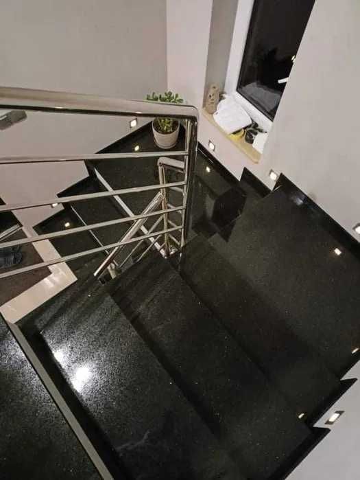 Granit Black Galaxy, czarny, kamień naturalny, płytki, stopnie, blaty