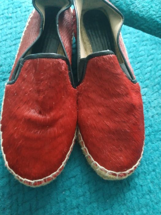 Zara espadryle skórzane 39