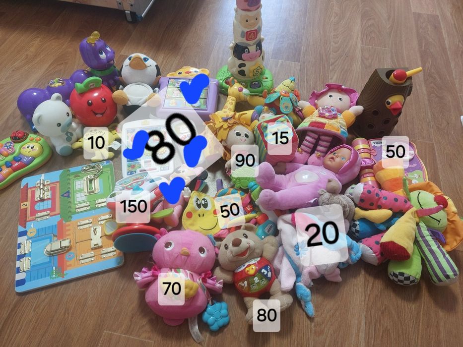 Розвиваючі інтерактивні музичні іграшки vtech Fisher-Price leapfrog