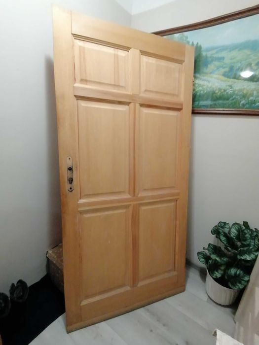 drzwi drewniane pełne 200cm x 100cm