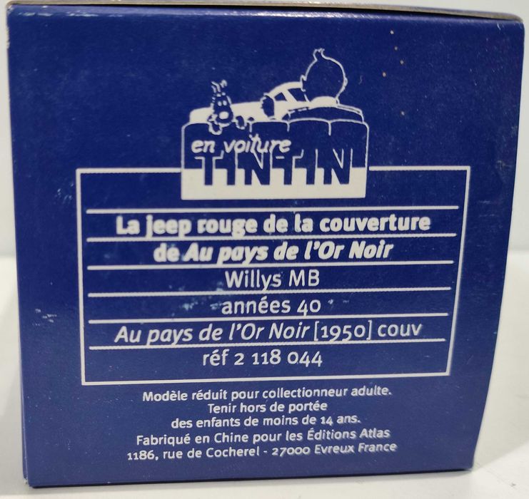 carro - Tintin no País do Ouro Negro - Jeep Willys MB 1943