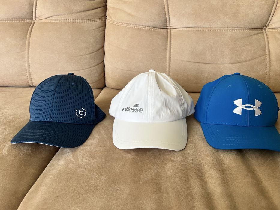 Кепки, бейсболки в асортименті, Bugatti, Ellesse, Under Armor