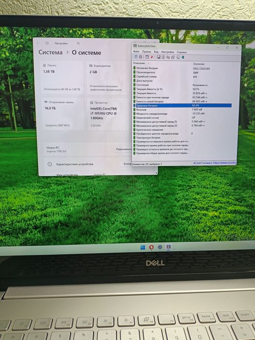 Огромный сенсорный 17.3 Dell Inspiron 7791 2in1 i7-10510U/16GB/512gSSD