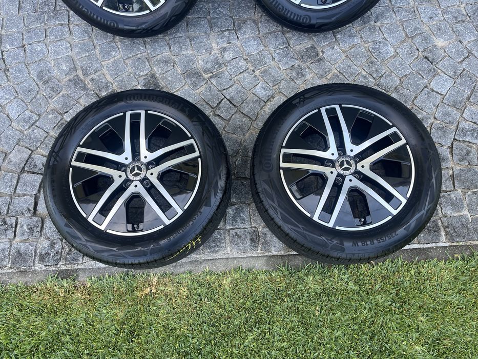 4 Jantes 18 Mercedes 5x112 Originais - Com 4 Pneus 235/55R18