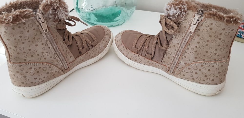 Buty przejściowe jesienne kozaki zimowe Xti 34