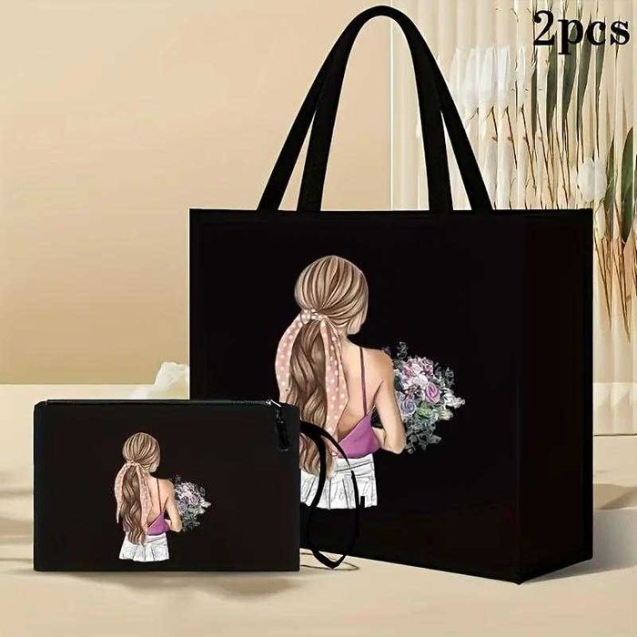 Сумка-шопер єко сумка чорна подарунок
