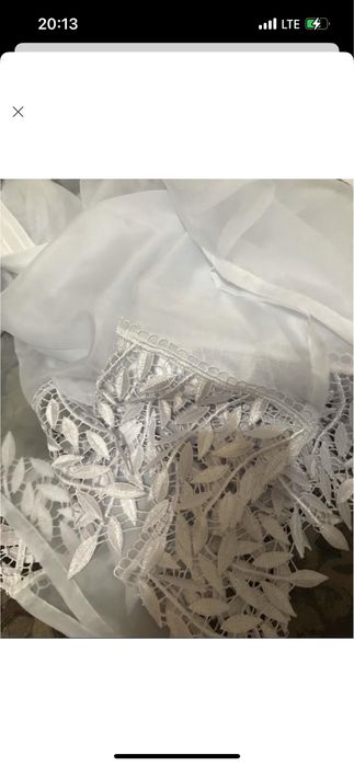 Арка тюль довжина 2,85 м, біла , нова, ціна 600 грн