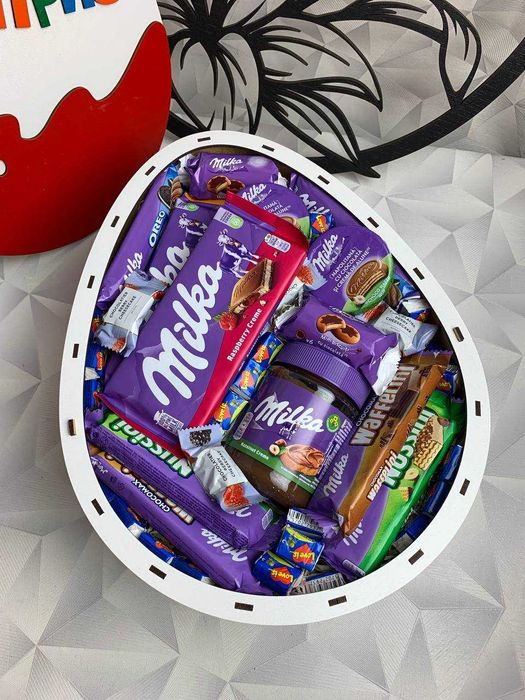 Сладкий бокс с конфетами на подарок для любимой, ребенка, жены, мамы