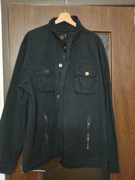 kurtka jeansowa czarna