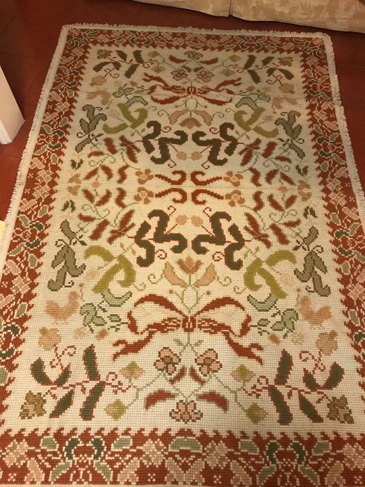 Tapete de Arraiolos - rectangular grande