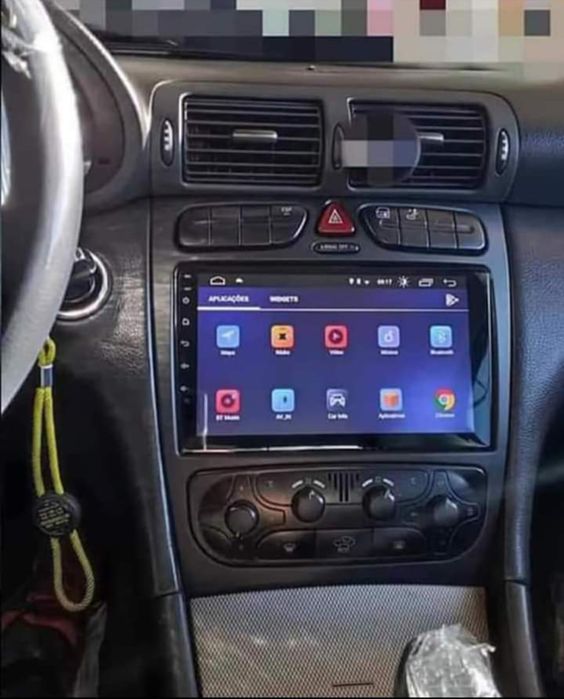 Rádio Mercedes W203 Android 14 (Artigo Novo)