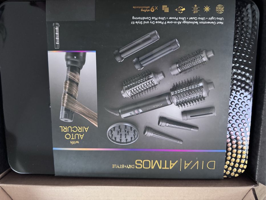Diva Atmos Dry+Style 9w1 wielofunkcujna suszarko-lokowka do włosów