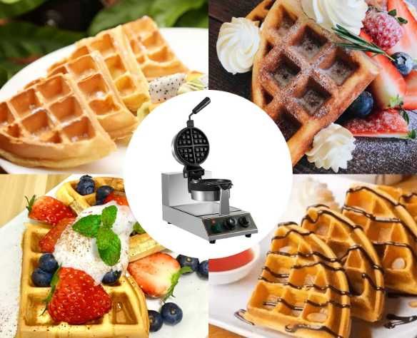 Komercyjna Gofrownica ze Stali Nierdzewnej – Powłoka Nieprzywierająca