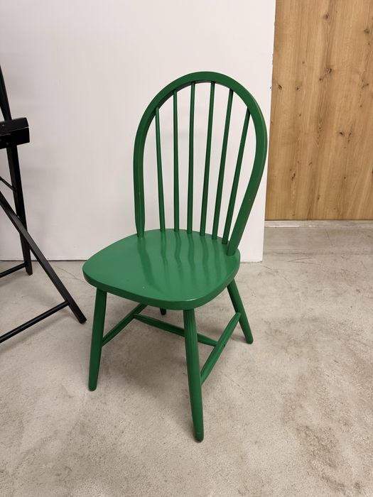 Krzesło drewniane zielone