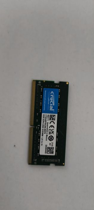 memórias DDR4 SODIMM, Velocidade: 2666 MHz, Crucial, Kingston.
​Capaci