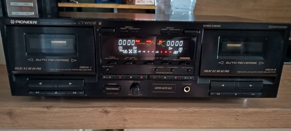 Pioneer CT-W701R magnetofon dwukasetowy