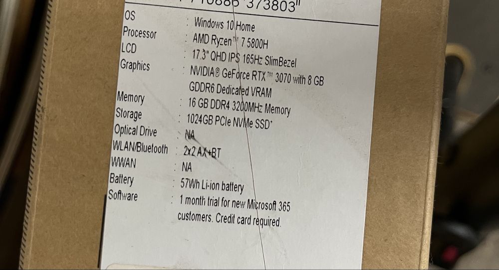 Laptop gamingowy Acer Nitro 5. Ekran 17,3” 165Hz, RTX 3070, 16 GB RAM