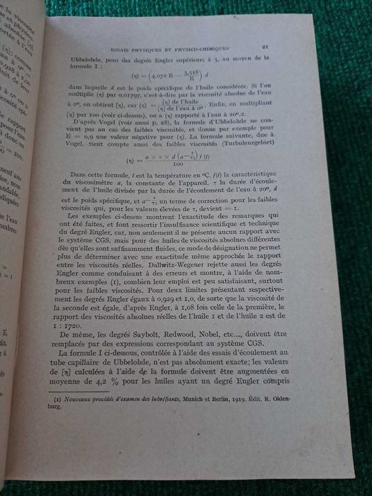 Huiles et Graisses - Minérales, Végétales et Animales - Dr. D. Holde