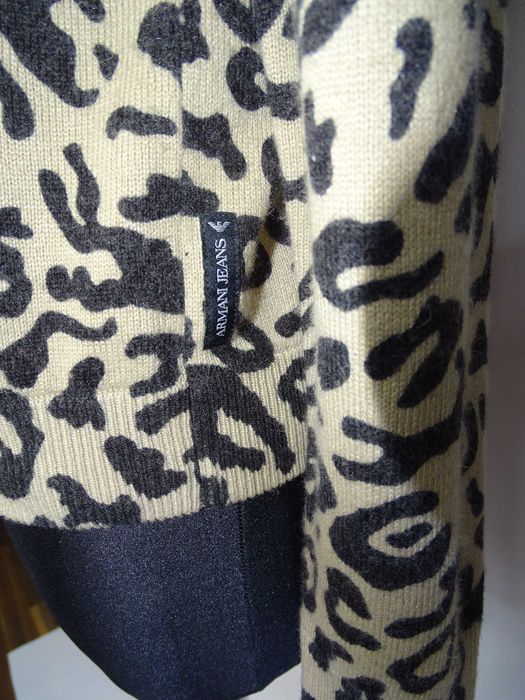 Armani Jeans sweter panterka 40