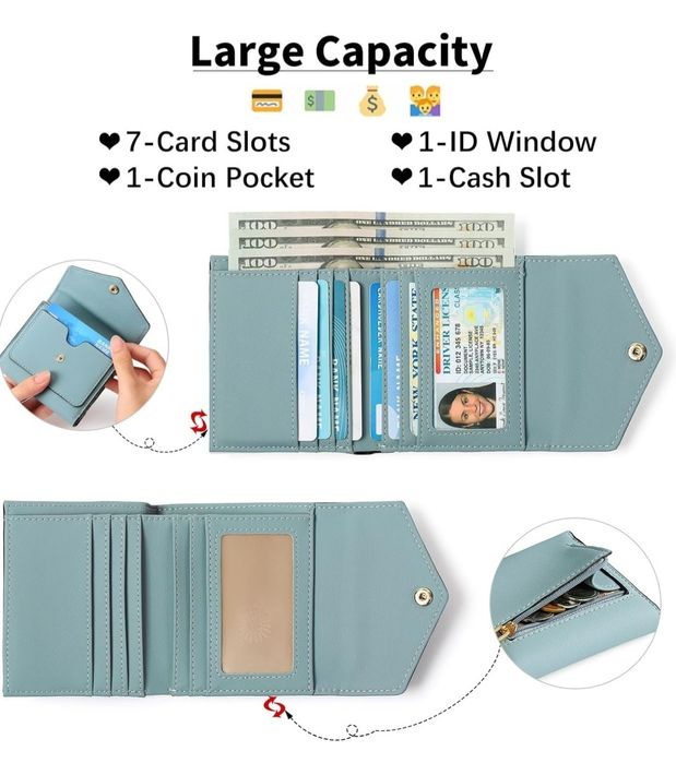 DEIPSMK – Stylowy Portfel Damski z Blokadą RFID