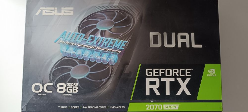 ASUS Dual RTX 2070 Super OC 8GB – ótimo estado, pasta térmica nova
