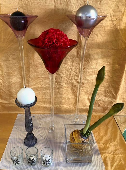 conjunto de artigo decorativos - novos- c/ 50% de desconto
