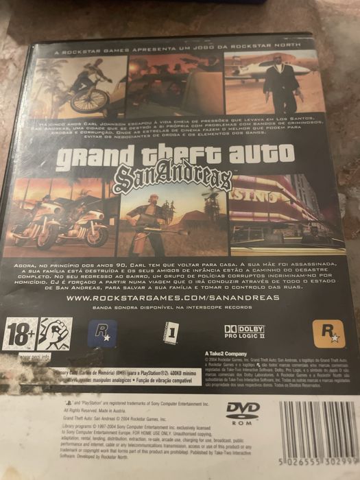 Gta sanandreas.fifa street 2   ps2,3